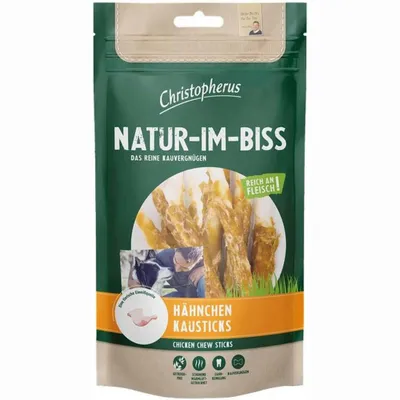 Christopherus Hähnchenkausticks 12x70g Huhn Christopherus Hähnchenkausticks 12x70g Huhn
