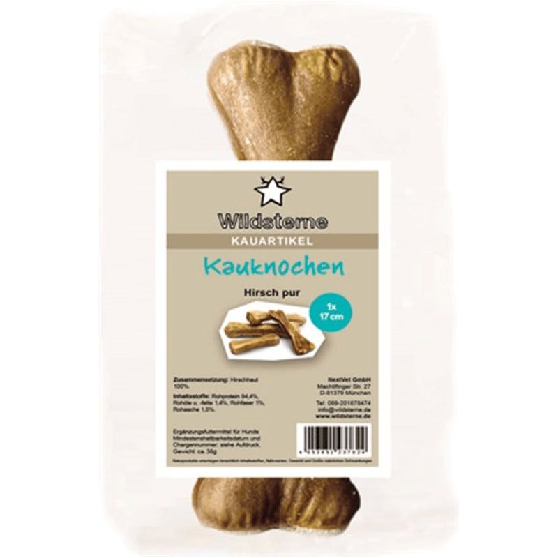 Wildsterne Kauknochen Hirsch pur 10 g