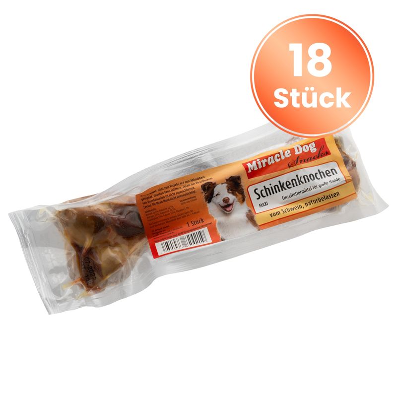 Miracle Dog Schinkenknochen MAXI 18 Stück 9.9 kg