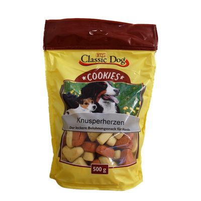 C.Dog Cookies Knusperherzen 12x500g