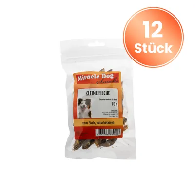 Miracle Dog kleine Fische 12 x 70g Miracle Dog kleine Fische 12 x 70g