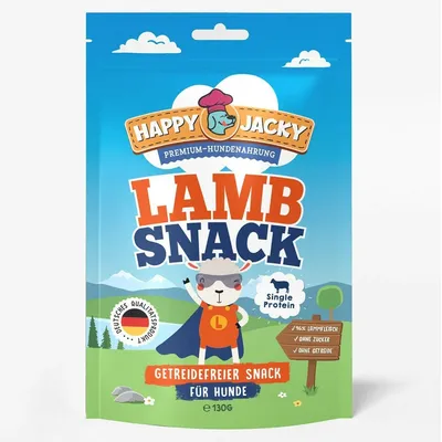 HAPPY JACKY Mono Hundesnack 6x130g HAPPY JACKY Mono Hundesnack 6x130g