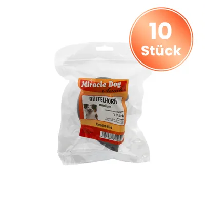 Miracle Dog Büffelhorn MEDI 10 Stück 2.5 kg Miracle Dog Büffelhorn MEDI 10 Stück 2.5 kg