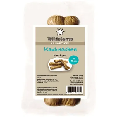 Wildsterne Kauknochen Hirsch pur 10 g Wildsterne Kauknochen Hirsch pur 10 g