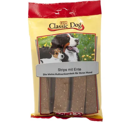 Classic Dog Snack Strips mit Ente 20er (14er Pack) Classic Dog Snack Strips mit Ente 20er (14er Pack)