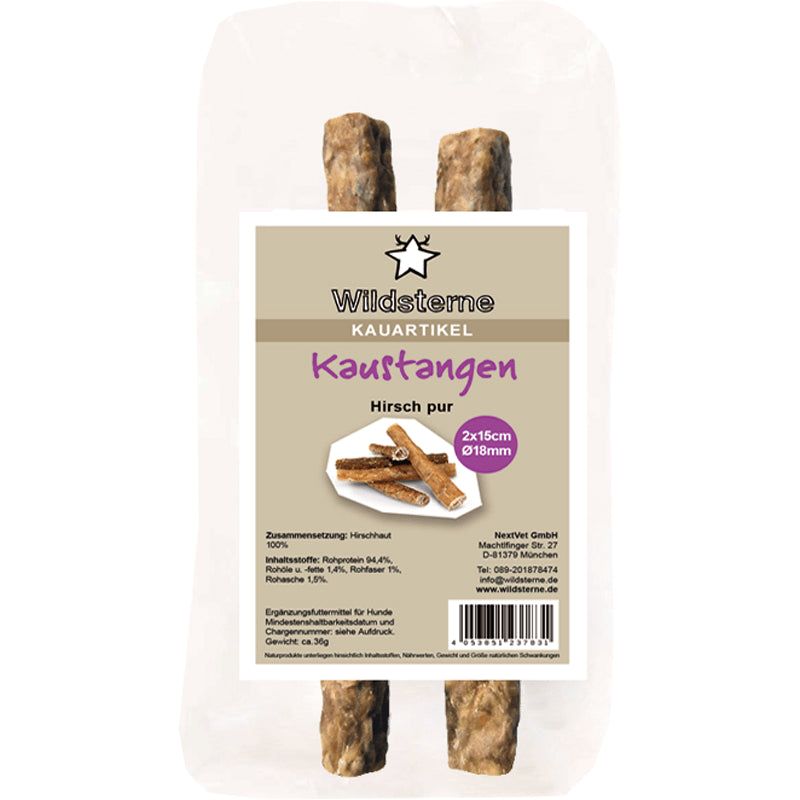 Wildsterne Kaustange Pur 2x15 cm 30 g