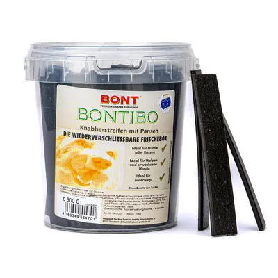 Bontibo Knabber-Streifen 500g