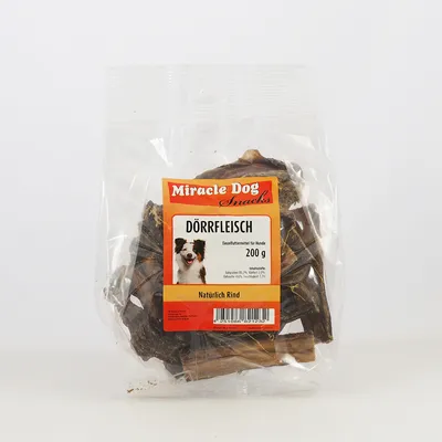 Miracle Dog Dörrfleisch 7 x 200g Miracle Dog Dörrfleisch 7 x 200g