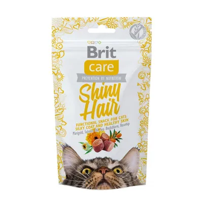 Brit Care Cat Snack Shiny Hair 50g Brit Care Cat Snack Shiny Hair 50g