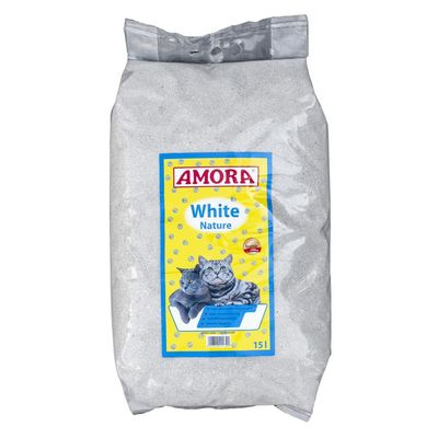 AMORA Katzenstreu White Compact