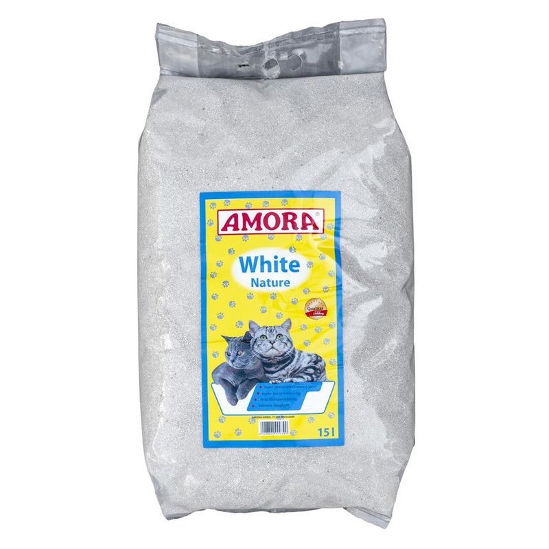 AMORA Katzenstreu White Compact