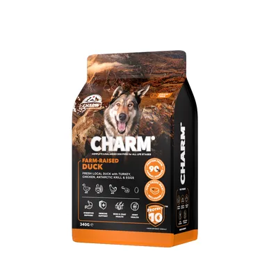 CHARM Pack Poulet 2kg + Canard 340g Offert pour chien - Sans Céréales CHARM Pack Poulet 2kg + Canard 340g Offert pour chien - Sans Céréales