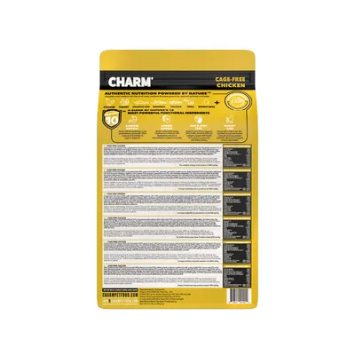 CHARM Pack Poulet Fermier 5.4kg + 2x340g Offerts pour chat - Sans Céréales CHARM Pack Poulet Fermier 5.4kg + 2x340g Offerts pour chat - Sans Céréales