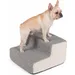 GIANTEX 2-Stufen Hundetreppe 15 cm, Schaum, Bezug Abnehmbar, Rutschfest