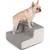 GIANTEX 2-Stufen Hundetreppe 15 cm, Schaum, Bezug Abnehmbar, Rutschfest GIANTEX 2-Stufen Hundetreppe 15 cm, Schaum, Bezug Abnehmbar, Rutschfest