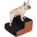 GIANTEX 2-Stufen Hundetreppe 15 cm, Schaum, Bezug Abnehmbar, Rutschfest
