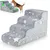 GIANTEX Hundetreppe 3 Stufen, 40 cm, leuchtend, rutschfest, Bezug waschbar. GIANTEX Hundetreppe 3 Stufen, 40 cm, leuchtend, rutschfest, Bezug waschbar.