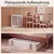 GIANTEX Absperrgitter Hund 61cm,Holz, 360°Scharniere,Dreibein,Freistehend.