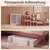 GIANTEX Valla para perros de 6 paneles, 306 × 61 cm, de madera
