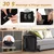 GIANTEX Sac Transport Chien Chat 72x52,5x52,5cm Oxford 3 Portes Coussin
