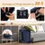 GIANTEX Sac Transport Chien Chat 72x52,5x52,5cm Oxford 3 Portes Coussin