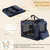 GIANTEX Sac Transport Chien Chat 72x52,5x52,5cm Oxford 3 Portes Coussin