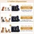 GIANTEX Sac Transport Chien Chat 72x52,5x52,5cm Oxford 3 Portes Coussin