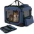 GIANTEX Transportbox Hund Katze 72x52,5x52,5cm Oxford 3 Türen Matte GIANTEX Transportbox Hund Katze 72x52,5x52,5cm Oxford 3 Türen Matte
