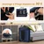 GIANTEX Sac Transport Chien Chat 83,5x58x58cm Oxford 3 Portes Coussin