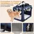 GIANTEX Sac Transport Chien Chat 83,5x58x58cm Oxford 3 Portes Coussin