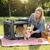 GIANTEX Sac Transport Chien Chat 61x43x43cm Oxford 3 Portes Coussin GIANTEX Sac Transport Chien Chat 61x43x43cm Oxford 3 Portes Coussin