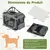 GIANTEX Sac Transport Chien Chat 61x43x43cm Oxford 3 Portes Coussin GIANTEX Sac Transport Chien Chat 61x43x43cm Oxford 3 Portes Coussin
