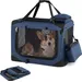 GIANTEX Transportbox Hund Katze 61x43x43cm Oxford 3 Türen Matte