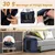 GIANTEX Sac Transport Chien Chat 61x43x43cm Oxford 3 Portes Coussin