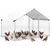 GIANTEX Enclos Poulailler 6 m², 3x2x2 m, Acier Galvanisé, Bâche PE GIANTEX Enclos Poulailler 6 m², 3x2x2 m, Acier Galvanisé, Bâche PE