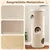 GIANTEX Kratzfass Katzenhaus Multifunktional 3 Löcher Plüschbett Sisal