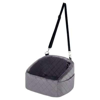 GIANTEX Hunde Autositz Kleine Hunde Schaumstoff Bezug Waschbar Tasche Gurt