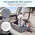GIANTEX Hunde Autositz Kleine Hunde Schaumstoff Bezug Waschbar Tasche Gurt