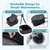 GIANTEX Hunde Autositz Kleine Hunde Schaumstoff Bezug Waschbar Tasche Gurt GIANTEX Hunde Autositz Kleine Hunde Schaumstoff Bezug Waschbar Tasche Gurt