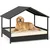 GIANTEX Outdoor Hundebett Erhöht,Rattan Mit Kissen & Schrägdach, Wetterfest GIANTEX Outdoor Hundebett Erhöht,Rattan Mit Kissen & Schrägdach, Wetterfest