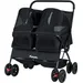 GIANTEX Hundebuggy Doppelhundewagen Faltbar Sonnendach 360° Rollen