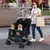 GIANTEX Hundebuggy Doppelhundewagen Faltbar Sonnendach 360° Rollen GIANTEX Hundebuggy Doppelhundewagen Faltbar Sonnendach 360° Rollen