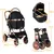 GIANTEX Poussette Chien Caisse Amovible, Auvent, Harnais, Max 25 kg GIANTEX Poussette Chien Caisse Amovible, Auvent, Harnais, Max 25 kg