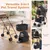 GIANTEX Doppel-Hundewagen 3-in-1, 30 kg, Sonnendach, Netz, Getränkehalter. GIANTEX Doppel-Hundewagen 3-in-1, 30 kg, Sonnendach, Netz, Getränkehalter.