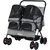 GIANTEX 3 en 1 Poussette Chien Pliable 15KG Fenêtre Filet Réversible