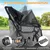 GIANTEX Hundebuggy Doppelhundewagen Faltbar Sonnendach 360° Rollen GIANTEX Hundebuggy Doppelhundewagen Faltbar Sonnendach 360° Rollen