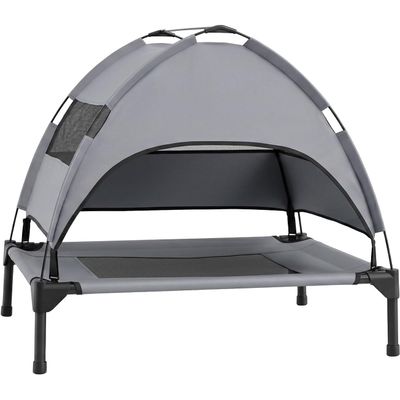 GIANTEX Hundeliege Mit Abnehmbarem Dach, Bis 40 kg Innen & Außen