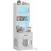 GIANTEX Hoch-Katzenschrank mit Ladestation, 16 Modi LED, Klo-Versteck