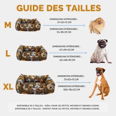 Yommy Lit Semi-Imperméable pour Chien | Lavable | Base Antidérapante | Pour Yommy Lit Semi-Imperméable pour Chien | Lavable | Base Antidérapante | Pour