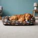 Yommy Halbwasserdichtes Hundebett | Waschbar | Rutschfest | Für Mittelgroße